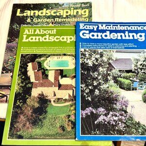 LANDSCAPING/GARDENING REMODELING/MAINTENANCE ORTHO/SUNSET Books~~Bundle Lot of 3